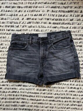 Everlane Denim Shorts in Washed Black
